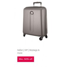 Deals, Discounts & Offers on Travel - Minimum 50% Off on Safari, VIP, Skybags & more