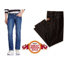 Deals, Discounts & Offers on Men Clothing - Steal Deal : Minimum 70% Off On Wrangler Jeans Starts at Rs. 568