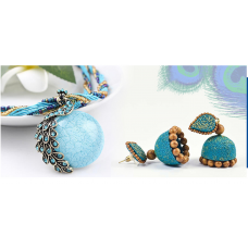 Deals, Discounts & Offers on Earings and Necklace - Shopclues Peacock Design Jewellery