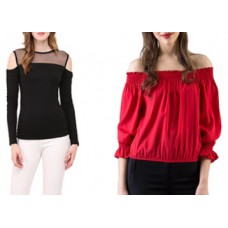 Deals, Discounts & Offers on Women Clothing - Girls Top Buy 3 For Rs.999 on Woman Clothing