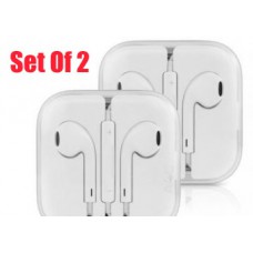 Deals, Discounts & Offers on Mobile Accessories - Flat 80% Off on Set of 2 Earphones Compatible with Apple I phone 