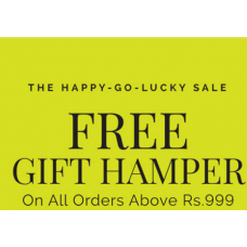 Deals, Discounts & Offers on Women Clothing - The Happy-Go-Lucky Sale Free Gift Hamper on all orders above Rs.999