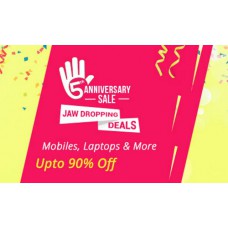 Deals, Discounts & Offers on Mobiles - 5th Anniversary Sale on Mobiles, Laptops & more