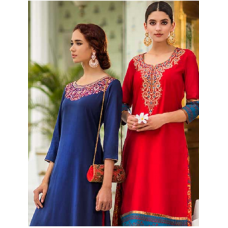 Deals, Discounts & Offers on Women Clothing - Flat 50% off on Kurtas Woman Clothing