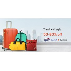 Deals, Discounts & Offers on Travel - Get Minimum 50% - 80% off on Bags & Luggages 