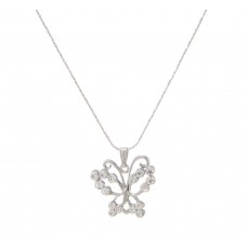 Deals, Discounts & Offers on Earings and Necklace - 14Fashions Alloy Silver Contemporary Chain Pendant at Rs.75