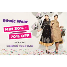 Deals, Discounts & Offers on Women Clothing - Min 30% off -70% off on Ethnic wear