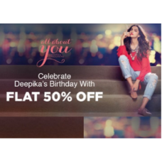 Deals, Discounts & Offers on Women Clothing - Get Flat 50% Off On All About You Women's Clothing