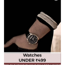 Deals, Discounts & Offers on Watches & Wallets - Accessories all under 499 INR Watches, 