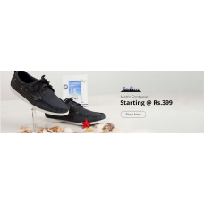 Deals, Discounts & Offers on Foot Wear - Men Footwear Starting at Rs.399