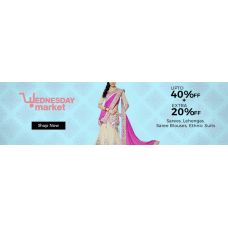 Deals, Discounts & Offers on Women Clothing - Upto 405 off + Extra 20% off on Ethnic Suit
