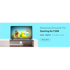 Deals, Discounts & Offers on Televisions - Shopclues Exclusive LED TVs Starting Rs.7599