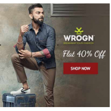 Deals, Discounts & Offers on Men Clothing - Flat 40% off on MensWear