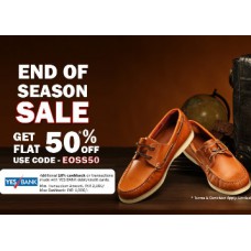 Deals, Discounts & Offers on Foot Wear - BATA EOSS Sale :- Get FLAT 50% OFF on Footwears + Extra 10% Cashback