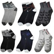 Deals, Discounts & Offers on Men & Women Fashion - [ Flat 40% Off on ] Hdecore Multicolor Cotton Ankle Socks Pack of 6 Pair