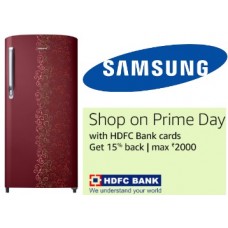 Deals, Discounts & Offers on Home Appliances - Steal:- Samsung 192 L 2 Star Direct Cool Refrigerator at Just Rs. 9681 (After HDFC) + More Offers