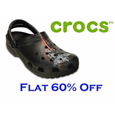 Deals, Discounts & Offers on Foot Wear - Limited Stocks : CROCS Star Wars Print Clogs at Flat 60% Off + FREE Shipping