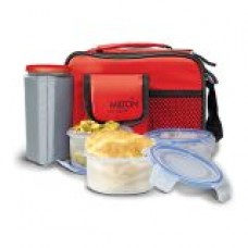 Deals, Discounts & Offers on Home & Kitchen - Milton Combi Meal 3 Containers With Water Glass Lunch Box