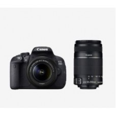 Deals, Discounts & Offers on Cameras - Canon EOS 700D (EF S18-55 IS II & 55-250 Lens) DSLR Camera