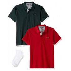 Deals, Discounts & Offers on Men Clothing - Newport Men's T-Shirt (pack of 2)  Off