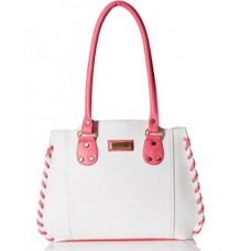 Deals, Discounts & Offers on Watches & Handbag - Get Upto 70% Off on Fantosy Women's Handbag (White and Pink) (FNB-286)