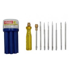 Deals, Discounts & Offers on Home Appliances - Visko 111 Combination Screw Driver Set with Tester (8 Blades)