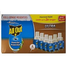 Deals, Discounts & Offers on Personal Care Appliances - Get 20% Off on All Out Ultra Refill Saver (270ml, Pack of 6)
