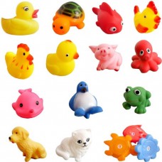 Deals, Discounts & Offers on Toys & Games - Get Lovely Baby Kuhu Creations Baby Swimming 13 Pcs Sounding Bath Toy  (Multicolor) at Rs.299