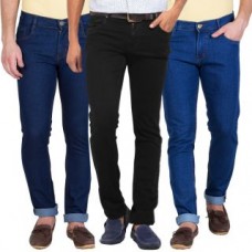 Deals, Discounts & Offers on Men Clothing - Get 80% Off on Stylox Men Multicolor Comfort Fit Jeans