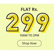 Deals, Discounts & Offers on Men & Women Fashion - Flat Rs.299 on Men's and Women's Clothings