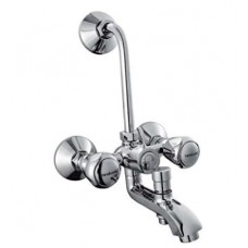 Deals, Discounts & Offers on Home Appliances - Get 45% Off on Hindware  Wall Mixer  3In1 Provision For Over Head & Hand Shower With 115Mm Long Bend Pipe (Chrome)
