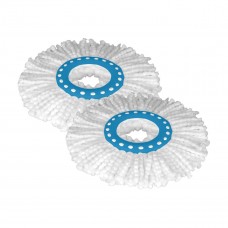 Deals, Discounts & Offers on Home Improvement - Primeway 360 Rotating Magic Mop Refill (Blue and White, Pack of 2)