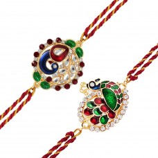 Deals, Discounts & Offers on Home Decor & Festive Needs - Mahi Combo of Charming Two Rakhis
