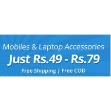 Deals, Discounts & Offers on Accessories - Buy Mobiles  and Laptop Accessories starting at Rs.49