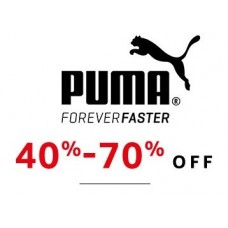 Deals, Discounts & Offers on Accessories - Best Selling Brand:- PUMA Entire Fashion Range at FLAT 40% - 70% OFF + Free Shipping