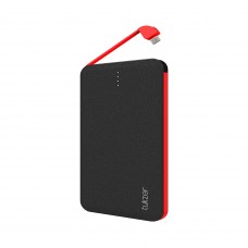 Deals, Discounts & Offers on Power Banks - Tukzer TZ-EP-201-BLACK 3000mAh STYLLO-S Power Bank With Built-in Micro USB Cable Dual USB For All USB-Charged Devices