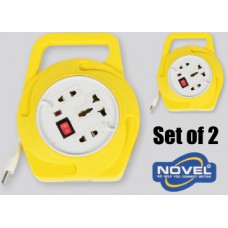 Deals, Discounts & Offers on Accessories - Novel Volt Square 2 Pin Flex Box - Set of 2 at Just Rs. 356 + Free Shipping