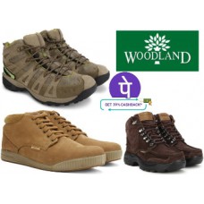 Deals, Discounts & Offers on Foot Wear - Min. 40% OFF on WOODLAND Footwear Range + Extra 10% OFF OR 20% Cashback