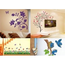 Deals, Discounts & Offers on Home Decor & Festive Needs - Beautiful Homes : Wall Stickers Up to 90% off from Rs. 89 + FREE Shipping