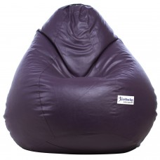 Deals, Discounts & Offers on Furniture - Classic XL Bean Bag Cover, Purple Colour