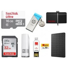 Deals, Discounts & Offers on Electronics - Pen Drives, Memory Cards & Hard Drives Lightning Deals at Upto 50% OFF