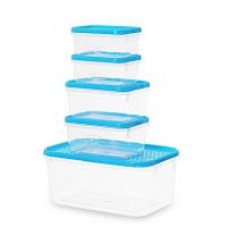 Deals, Discounts & Offers on Kitchen Containers - All Time Plastics Polka Container Set, 5-Pieces