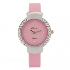 Deals, Discounts & Offers on Watches & Handbag - Addic Analogue Pink Dial Watch for Women- GloryWW8