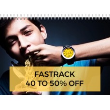 Deals, Discounts & Offers on Watches & Wallets - Fastrack Watches at FLAT 40% - 50% OFF+ Free Shipping, starts at Rs. 510