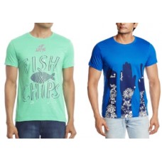 Deals, Discounts & Offers on Men Clothing - Top Brands T-shirts Under Rs. 299 Starting at Rs. 139 + FREE Shipping