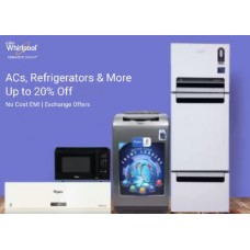 Deals, Discounts & Offers on Home Appliances - Upto 3000 Off On Whirlpool ACs ,Refrigerator & More + Extra 10% OFF From Rs.6799