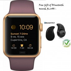 Deals, Discounts & Offers on Watches & Wallets - Captcha Oppo Neo 7 4G Compatible Smart Watch With Camera Sim For Samsung Sony Android Phone(Assorted Color) With Free Gift