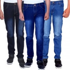 Deals, Discounts & Offers on Men Clothing - Red Code Pack Of 3 Slim Fit Jeans For Mens