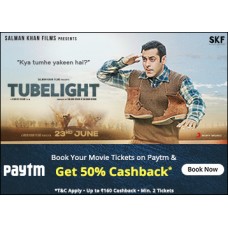 Deals, Discounts & Offers on Entertainment - Flat Rs.160 cashback on min. 2 movie tickets