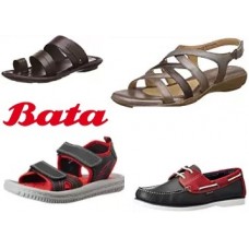 Deals, Discounts & Offers on Foot Wear - Bata Footwear 50% off + 20% Cashback or more from Rs. 319